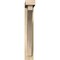 Ekena Millwork Thorton Block Rough Sawn Bracket w/ Offset Brace, Douglas Fir, 4"W x 18"D x 26"H BKT0402X18X26THR05RDF - alternate 2